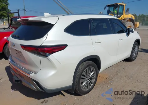 2021 Toyota Highlander Platinum из США, поврежденный, VIN 5TDFZRBH4MS092806